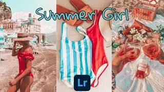 NO PASSWORD | Summer Girl Preset | Lightroom mobile presets free dng | Summer Preset