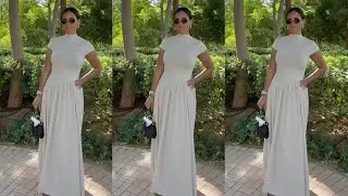 How to Cut Trendy Asymmetric Gathered Gown | Pattern Drafting Tutorial