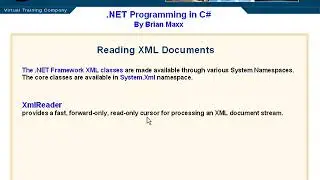 Lesson5 Reading XML Documents