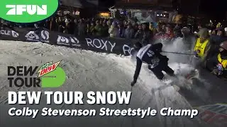 Dew Tour Snow 2023 | Colby Stevenson rasiert den Streetstyle Contest | Copper Mountain