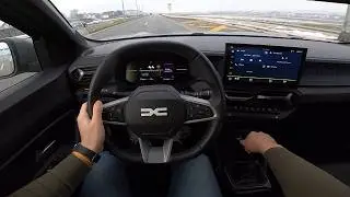 2025 Dacia Duster [1.0 Eco-G, 91-101 HP] POV Test drive | Interesting exhaust detail CARiNIK