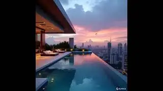 Cliffside Modern Villa with Infinity Pool at Sunset 🌅✨