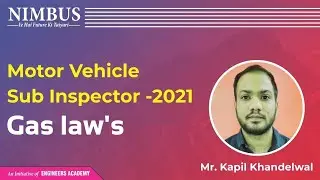 Gas law's | MVSI Free Online Coaching | Rajasthan Motor Vehicle Sub Inspector | MVSI Vacancy 2021