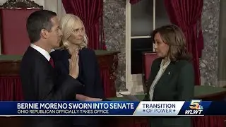 Ohio Republican Sen. Bernie Moreno officially takes office Friday