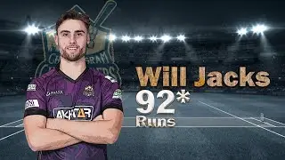 Will Jacks's 92 Runs Against Sylhet Sunrisers | 29th Match | Season 8 | BBPL 2022
