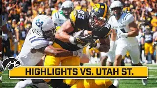Utah St. at Iowa | Highlights | Big Ten Football | Sep. 2, 2023
