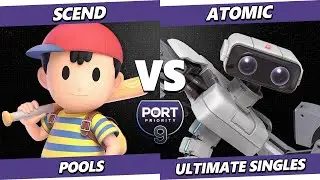 Port Priority 9 - Scend (Ness) Vs. Atomic (ROB) Smash Ultimate - SSBU