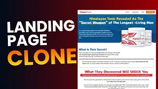 Clone Himalayan Tonic Revealed Sales Page in Funnelish | Step-by-Step Funnel Build Tutorial