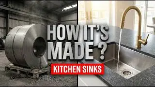 How kitchen sinks are made in india | factory tour by Bharat Buildcon