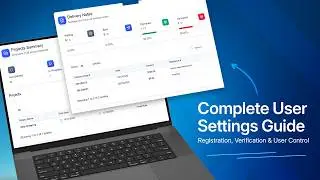 Complete User Settings Guide | Registration, Verification & User Control