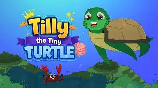 Tilly the Tiny Turtle 🐢 | Fun Animal Song for Kids | Animated Nursery Rhyme