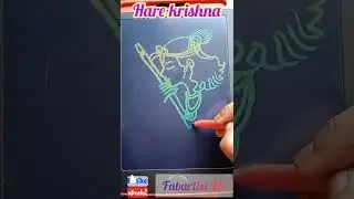 How to draw Lord Krishna |easy Line art|#fabartistme|#shorts