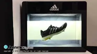 透過型ディスプレイ【adidas】Transparent Display