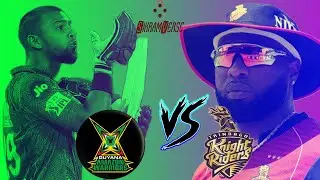 Cricket 19 | CPL | Guyana Amazon Warriors vs Trinbago Knight Riders in T20s Highlight