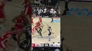 don't blink or you'll miss NT's first bucket of the preseason 💨 #basketball #brooklynnets #nba