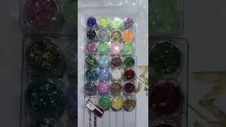 wonderful colors of chunks glitters