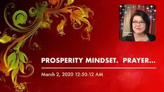 PROSPERITY MINDSET.  PRAYER  DECLARATION