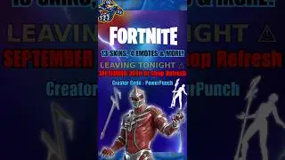 🔥 Rare Fortnite Skins LEAVING Today September 30th! #shorts  #fortniteshop