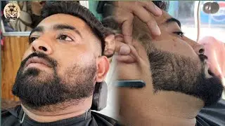 Most Talented Barber Beard Cut styles Change looking so Amazing Tutorials 2025 in @alihairdresser💈