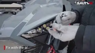 SAUTVS Installation of Headlights RGB DRL for Polaris RZR PRO XP TURBO R PRO R 2020-2024