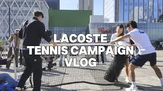 Мы построили теннисный корт в центре Парижа вместе с Lacoste!