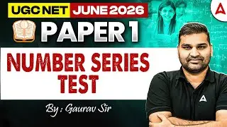UGC NET Paper 1 Previous Year Questions | UGC NET Paper 1 Number Series Test By Gaurav Sir
