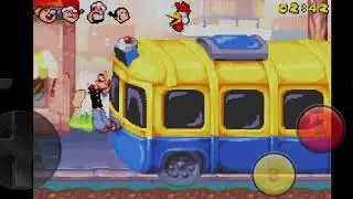 Popeye-Rush for Spinach. In&iacute;cio da gameplay. Emulador Gba. Deixem likes e se inscrevam. 