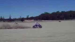 Blue banshee racing 700 raptor at St Joe