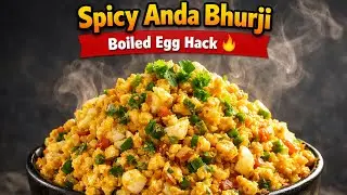 Spicy Anda Bhurji Secret Recipe &ndash; The Boiled Egg Hack! 🥚