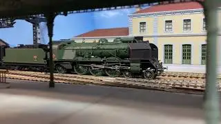 SNCF 231.G.272 and ocem wagons (modelbex, rivarossi and ls models) in 1:87