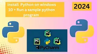 How to install Python on windows 10 || programming with sh - lec-0 #phython #pythontutorial
