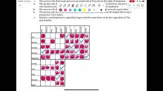 Grade 11 Applied - 1.6. Logic Puzzles and Games LAST EXAMPLE ONLY