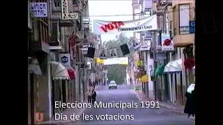 Eleccions 1991 - Dia de les votacions - Arxiu TVU