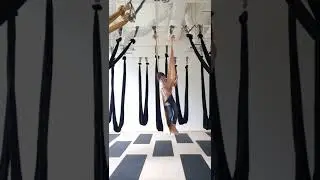 aerial yoga hammock flow back bend open fabric