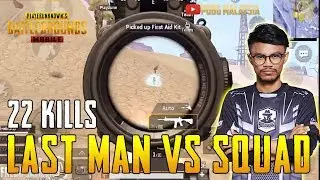 Last Man VS Squad!! 22 Kills | Fredo Miramar Gameplay | PUBG Mobile Malaysia
