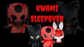 Ladybug and cat noir plush: kwami sleepover