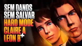 RE2 CLASSICO SEM DANOS CLAIRE A + LEON B NO HARD SEGUIDOS SEM SALVAR!!