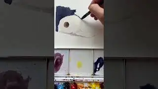 White objects in #watercolor is fun challenge #watercolorpainting #arttutorial #watercolortutorial