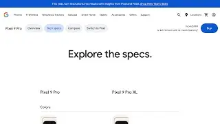 Tech Specs of Pixel 9 Pro & Pixel 9 Pro XL &middot; Store.google.com &middot; 2026