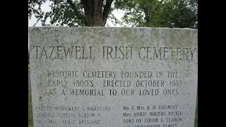 Irish Cemetery in Tazewell, Tennessee Est. Early 1800&rsquo;s