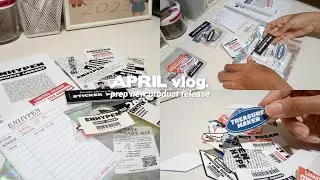 PREPARING NEW PRODUCT RELEASE, PACKING & QUALITY CONTROL | shop update 4.4, studio vlog, smallbiz