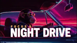 Focus & Night Drive 🌌 Neon Desert Chill-Funk Guitar Instrumental