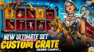 🔥 New Ultimate Set | Crate Opening Nyxen Sinistra Set + Rose AUG Upgrade | BGMI & PUBGM