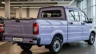 🚗💜 GAZ Gazelle Pickup 2026 ¡Ligera y en color lila! 🛻✨