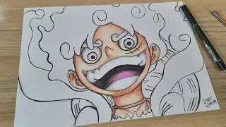 COMO DESENHAR o LUFFY GEAR 5 do ANIME ONE PIECE