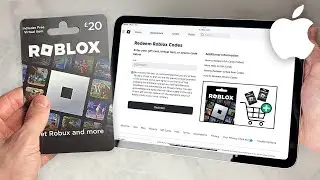 How To Redeem A Roblox Gift Card On iPad - Full Guide