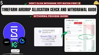 Time Farm Airdrop Allocation Check & Withdrawal Guide ✅ | Listing Date, Price & Eligibility Update
