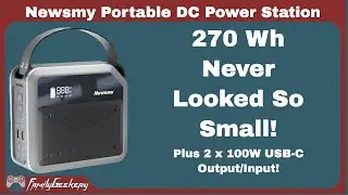 NEWSMY Portable Power Station with 270Wh! Full test and review