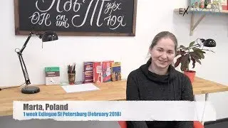Review (in Polish) of Exlinguo St Petersburg Russian school by Marta, Poland | February 2018