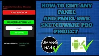 HOW TO EDIT PANEL | BY UA GAMER | FF MAX
